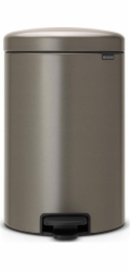 Brabantia pedálový odpadkový koš NewIcon 20 l Platinum