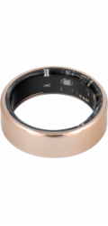 OEM Smart Ring R11M - ocelový chytrý prsten s nabíjecí stanicí velikost 9 (18,9 mm) zlatý