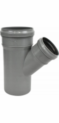 Marley HT jednoduchá odbočka 45° DN 110/75