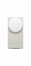 Bezdrátová nabíječka Native Union Rise 2 v 1 Qi2, pískovec
