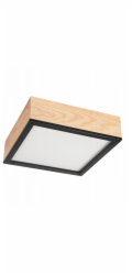 Lamkur Stropní svítidlo Oak Square 48840 2x15W E27 borovice/černá