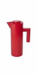 Alessi Plisse Isolierkanne 1 L, rot