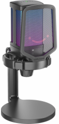 Fifine Studiový kondenzátorový mikrofon Q6 USB, černý