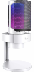 Fifine Herní studiový kondenzátorový mikrofon A8W AMPLIGAME USB RGB PnP