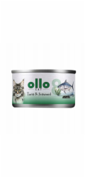 OLLO Cat nr 8 Tuna & Seaweed in broth - wet cat food - 70g