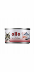 OLLO Cat nr 11 Tuna & Lobster in broth - wet cat food - 70g