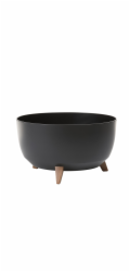 Hrnec Lamela Roma 882-04, plast, H 47 cm, černý