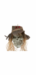 Halloweenská lebka strašáka, 70 cm