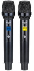 Citronic TU2-H, 2-kanálový bezdrátový mikrofonní set 823-832/863-865 MHz