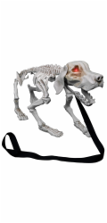 Halloween štěkající kostra psa, 32 cm