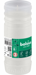 Svíčka hřbitovní parafín bílá 208 g/57x146 mm (cca 68 h)