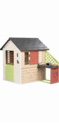 Smoby Dětský domeček Nature + 17 doplňků
