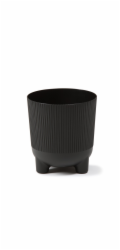 Hrnec Lamela Aria 225-04, plast, H 14 cm, černý