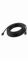 VISION - Vysoká rychlost - HDMI kabel - HDMI s piny (male) do HDMI s piny (male) - 10 m - dvojnásobne stínený - cerná - podpora 8K60Hz, šírka pásma 48 Gbps