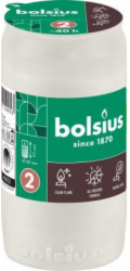 Svíčka hřbitovní olejová bílá 110 g/48x95 mm (cca 40 h)