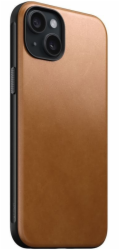 Moderní kožené pouzdro Nomad Nomad, anglické opálení - iPhone 15 Plus