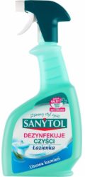 Dezinfekce Sanytol, čistič, do koupelny, eukalyptus, 500 ml
