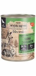 WIEJSKA ZAGRODA Leśne smaki Roe deer with rabbit - vlhké krmivo pro psy - 800g