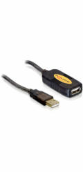 Aktivní prodlužovací kabel DeLOCK USB 2.0, USB-A samec > USB-A samice