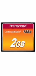 Transcend 2GB CF (133X) paměťová karta (MLC)