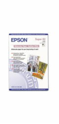 EPSON A3+ Watercolor Paper Radiant White (20listů)