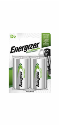 Nabíjecí prvky ENERGIZER D, 2500 mAh, 2 ks.