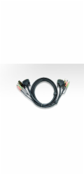 ATEN int.kabel pro KVM USB, DVI, audio,  1.8m pro CS1764