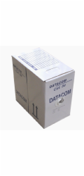 DATACOM kabel drát C5E UTP PVC 305m box šedý