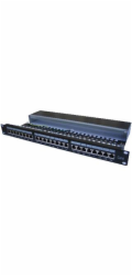 OPTIX STP Patchpanel, Cat.6, 24-Port s vyvázáním