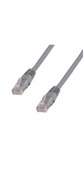 DATACOM Patch kabel UTP CAT5E 1m šedý
