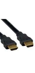 Kabel HDMI-HDMI M/M 3m stíněný, zlac.kon. 2.0
