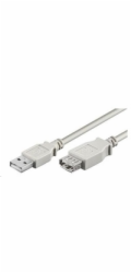 PREMIUMCORD Kabel USB 2.0 A-A 0,5m (50cm), prodlužovací (M/F)