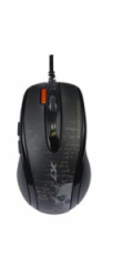 A4tech F5, V-Track herní myš, až 3000DPI, paměť 160kB, 7 tlačítek, USB, černá