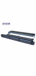 DATACOM Patch panel 19" STP 24 port CAT6 LSA 1U BK (3x8p) / VL