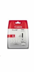 Canon CARTRIDGE CLI-551GY XL šedá pro Pixma iP, Pixma iX, Pixma MG a Pixma MX 725, 8750, 5450 (275 str.)