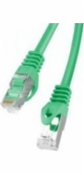 LANBERG Patch kabel CAT.6 FTP 15M zelený Fluke Passed  