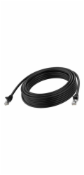 Vision - Sítový kabel - RJ-45 (M) do RJ-45 (M) - 3 m - 6.2 mm - STP - CAT 6a - lisovaný, provedení bez hrbolku - cerná