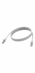 Vision - Sítový kabel - RJ-45 (M) do RJ-45 (M) - 2 m - 6.2 mm - STP - CAT 6a - lisovaný, provedení bez hrbolku - bílá