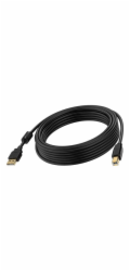 Vision Professional - Kabel USB - USB (M) do USB typ B (M) - USB 2.0 - 3 m - černá