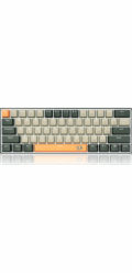 Redragon Redragon K606 Lakshmi Red spínací klávesnice (K606-OG&GY&BK) + Ombre Keycaps (A139)