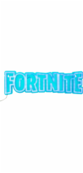LED Neon Lampa Logo Fortnite