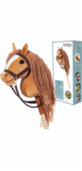Tootiny Hobby kůň HOPPIHORSE A4 kaštanový - hnědý, malý kaštan