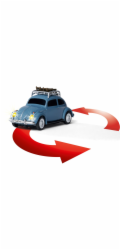 Carson 1:87 VW Beetle Wintersport 2,4G 100% RTR