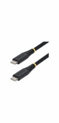 StarTech - USB kabel - USB-C (M) do USB-C (M) - USB 2.0 - 3 A - 2 m - USB Power Delivery (60W) - cerná