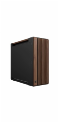 ASUS case PROART PA602 WALNUT WOOD MODERN METAL, Mid Tower, černá