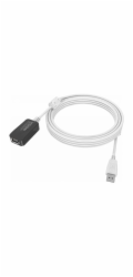 Vision Techconnect - Prodlužovací šňůra USB - USB (F) do USB (M) - USB 2.0 - 5 m - aktivní - bílá