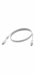 Vision Techconnect - Kabel USB - USB typ B (M) do USB (M) - USB 2.0 - 2 m - bílá