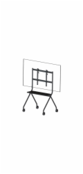 Vision VFM-F12 - Vozík - pro Displej LCD - stojanový styl - ocel - matná cern - velikost obrazovky: 55"-100"