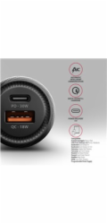 AXAGON PWC-PQ48 nabíječka do auta 48W, USB-A + USB-C, PD3.0/PPS/QC4+/SFC/Apple