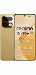 Realme 16 Pro+ 5G 17,27 cm (6.8") Dual SIM Android 16 USB Type-C 12 GB 512 GB 7000 mAh Zlatý